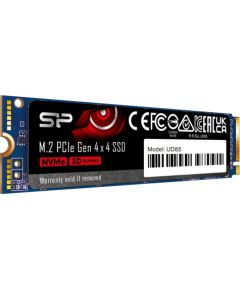 Silicon Power SSD UD85  2000 GB, SSD form factor M.2 2280, SSD interface PCIe Gen4x4, Write speed 2800 MB/s, Read speed 3600 MB/s