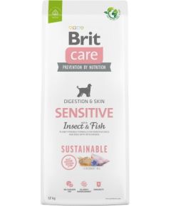 BRIT Care Dog Sustainable Sensitive Insect & Fish - dry dog food - 12 kg