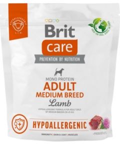 BRIT Care Hypoallergenic Adult Medium Breed Lamb - dry dog food - 1 kg