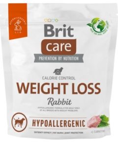 BRIT Care Hypoallergenic Adult Weight Loss Rabbit - dry dog food - 1 kg