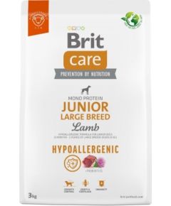 BRIT Care Hypoallergenic Junior Large Breed Lamb - dry dog food - 3 kg