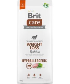 BRIT Care Hypoallergenic Adult Weight Loss Rabbit - dry dog food - 12 kg