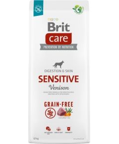 Dry food for dogs with food intolerances BRIT Care Dog Grain-Free Sensitive Venison 12kg