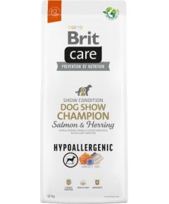 BRIT Care Hypoallergenic Adult Dog Show Champion Salmon & Herring - dry dog food - 12 kg