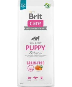 Dry food for puppies and young dogs of all breeds (4 weeks - 12 months).Brit Care Dog Grain-Free Puppy Salmon 12kg