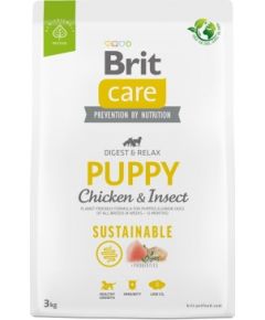 BRIT Care Dog Sustainable Puppy Chicken & Insect  - dry dog food - 3 kg