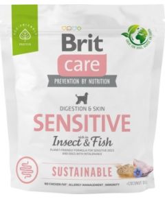 BRIT Care Dog Sustainable Sensitive Insect & Fish - dry dog food - 1 kg