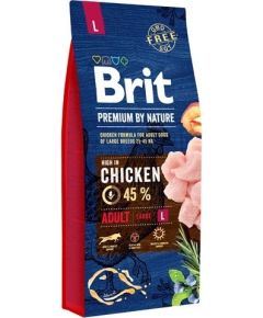 BRIT Premium by Nature Chicken Large Adult - dry dog food - 8 kg