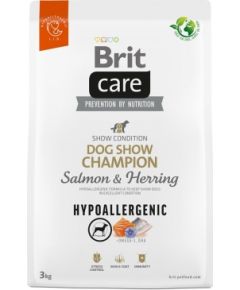 BRIT Care Hypoallergenic Adult Dog Show Champion Salmon & Herring - dry dog food - 3 kg