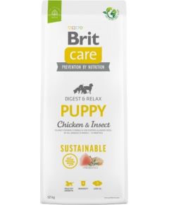 BRIT Care Dog Sustainable Puppy Chicken & Insect  - dry dog food - 12 kg