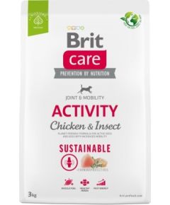 BRIT Care Dog Sustainable Activity Chicken & Insect  - dry dog food - 3 kg