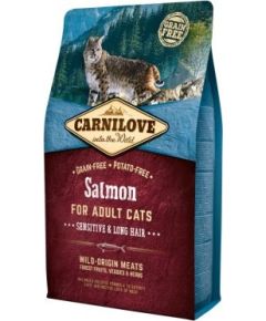Carnilove barība kaķiem ar garu spalvu ( SENSI LONG HAIR) ar lasi 2kg