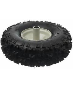 WHEEL-ASM 10X4 STL RIM OYSTER, MTD