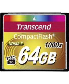 Transcend 1000x Compact Flash 64 GB  (TS64GCF1000)