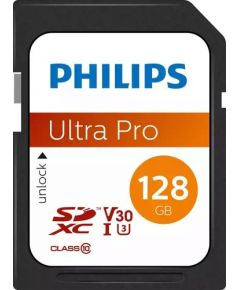 Philips Ultra Pro SDXC 128 GB Class 10 UHS-I/U3 V30 (FM12SD65B/00)