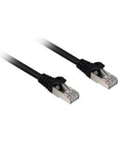 Sharkoon network cable RJ45 CAT.6a SFTP LSOH black 1,0m - HalogenFree