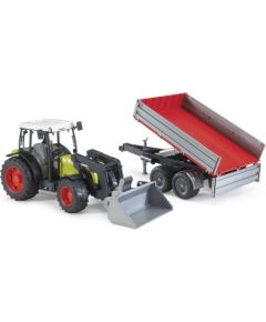 Bruder Professional Series Claas Nectis 267 F with Frontloader and Tipping Trailer Highlights (02112)