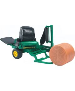 Bruder Professional Series Bale Wrapper with Round Bales (02122)