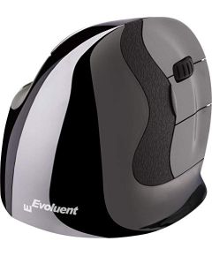 Evoluent VerticalMouse D, mouse (black / silver, medium, RH)