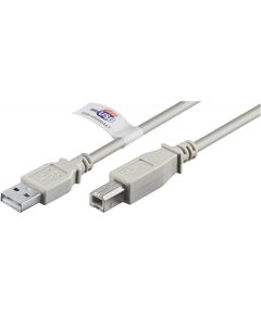 goobay USB 2.0 St.A-St.B gray 5m