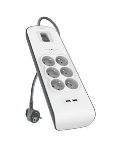 Belkin BSV604ca2m White 6 AC outlet(s) 2 m