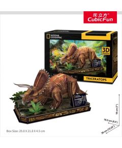 CUBIC FUN National Geographic 3D-пазл Трицератопс