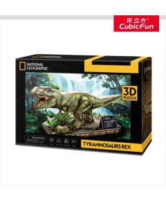 CUBIC FUN National Geographic 3D Puzle Tiranozaurs Rekss