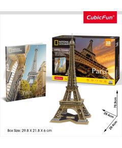 Cubic Fun CUBICFUN 3D пазл NatGeo Эйфелева башня