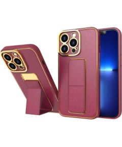 Fusion New Kickstand  silikona aizsargapvalks Samsung A525 | A526 Galaxy A52 | A52 5G sarkans