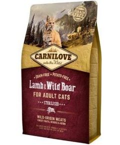 Carnilove 6kg KOT STERILISED LAMB WILD