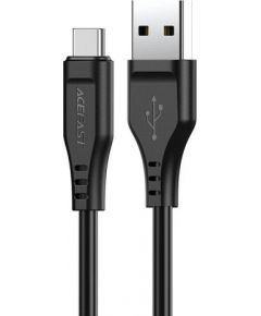 UGREEN USB cable to USB-C, Acefast C3-04 1.2m, 60W (black)