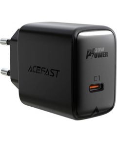 Wall Charger Acefast A1 PD20W, 1x USB-C (black)