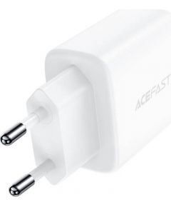 Wall Charger Acefast A25, USB + USB-C, PD 20W (white)