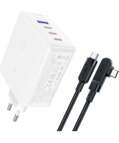 Wall charger Acefast  A37 PD100W GAN, 4x USB, 100W (white)
