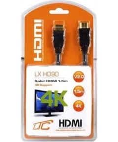 Lamex LXHD90 HDMI-HDMI Кабель 4K 1.5m
