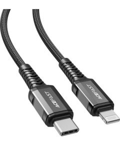 Cable USB-C to Lightning Acefast C1-01, 1.2m (black)