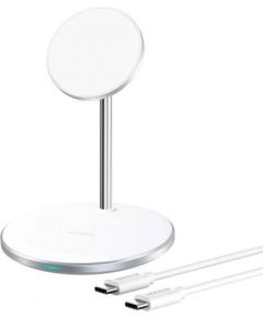 Wireless charger Choetech T581-F with stand (white)