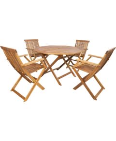 Garden furniture set FINLAY table and 4 chairs