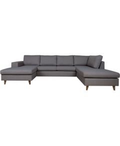 Corner sofa HARALD dark grey
