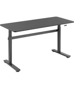 Up Up Loki Adjustable Height Table, Black