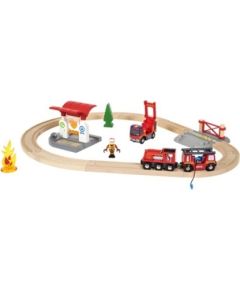 Unknown BRIO RAILWAY firefighter set, 33815000