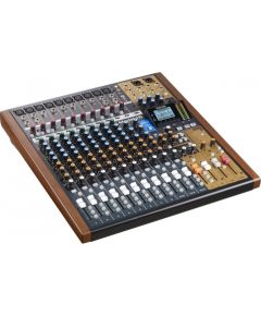 Tascam MODEL 16 audio mixer 16 channels 20 - 30000 Hz Black, Gold, Wood