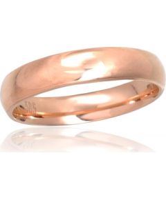 Золотое обручальное кольцо #1101091(Au-R), Красное Золото 585°, Размер: 21.5, 3.69 гр.