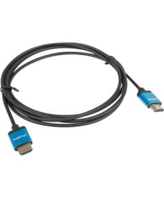 Lanberg HDMI Cable 	61150 Black, HDMI to HDMI, 1.8 m