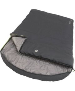 Outwell  Campion Lux Double, Sleeping Bag,  225 x 140 cm, 2 way open - auto lock, L-shape,  Dark Grey