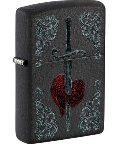 Zippo šķiltavas 48617 Heart Dagger Tattoo Design