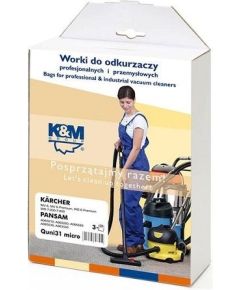 K&M KM-QUNI31.A Мешки для пылесосов универсальные KARCHER / MAKITA