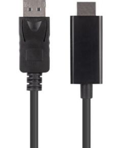 Lanberg CA-DPHD-11CC-0010-BK cable gender changer DisplayPort HDMI Black