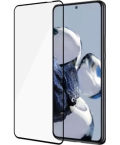 Fusion full glue 5D aizsargstikls pilnam ekrānam Xiaomi 12T Pro melns