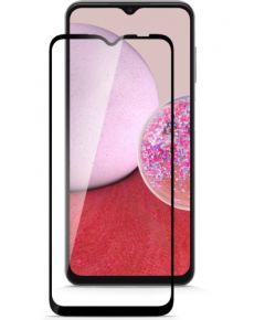 Fusion full glue 5D aizsargstikls pilnam ekrānam Samsung A145 | A146 Galaxy A14 4G | 5G melns